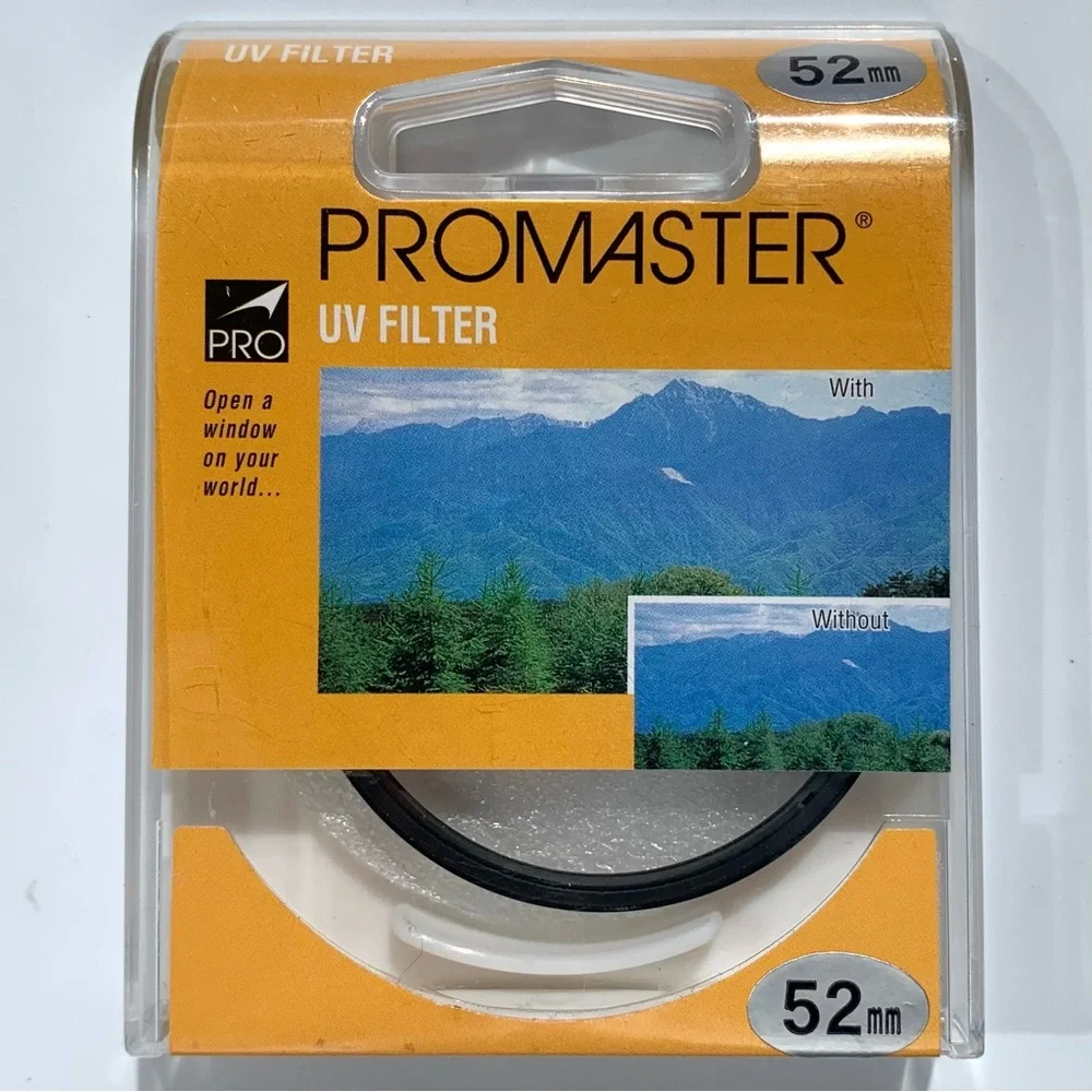 ProMaster Camera Lens UV Filter 52mm Model 4108 UPC 029144041083